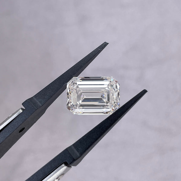 IGI Certified 5 Carat Emerald Cut Lab Grown Diamond Huge CVD Eco Friendly Diamonds