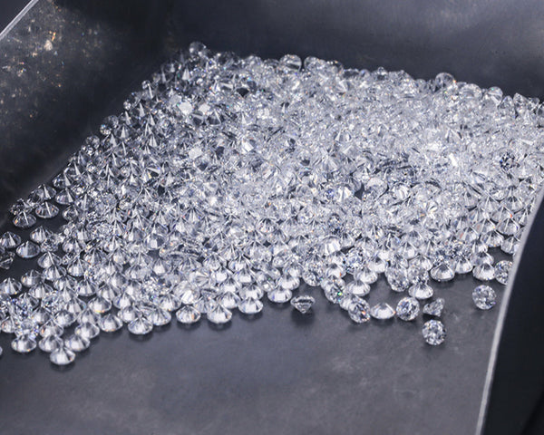 Lab Grown Diamond HPHT Round Shape 2.0 mm CVD Diamond For Jewelry Making