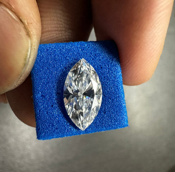 White Loose Moissanite Stone Colorless Marquise Cut Moissanite Loose For Jewelry