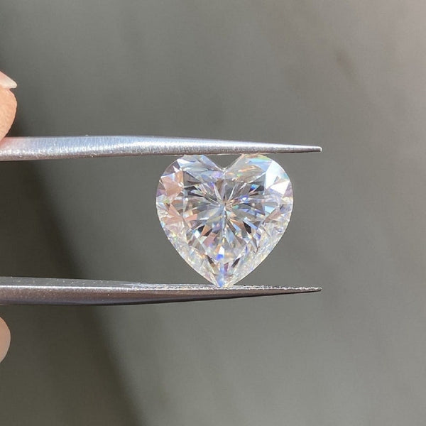 IGI Certified Colorless Heart Shape Lab Grown Diamond 1 to3 Carat CVD Diamonds