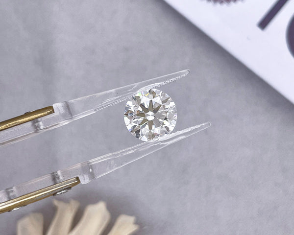 IGI Certified Colorless Round Brilliant Cut Lab Grown Loose Diamonds in VVS Clarity