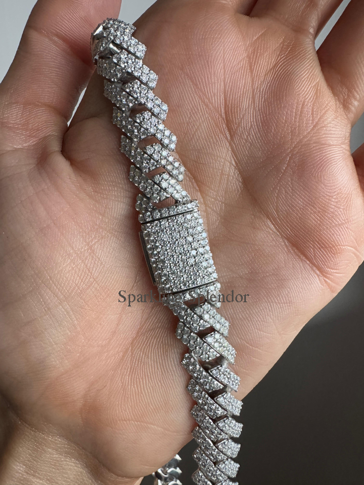 Modern Rapper Hip Hop Chain Necklace Cuban Link Chains Luxurious Men's Jewelry